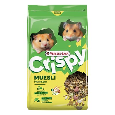 Versele-Laga Crispy Muesli Hamster | 750 g, 2,5 kg en 9 kg 2,5KG