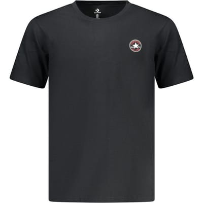 Converse Zwart Katoenen T-Shirt voor Mannen