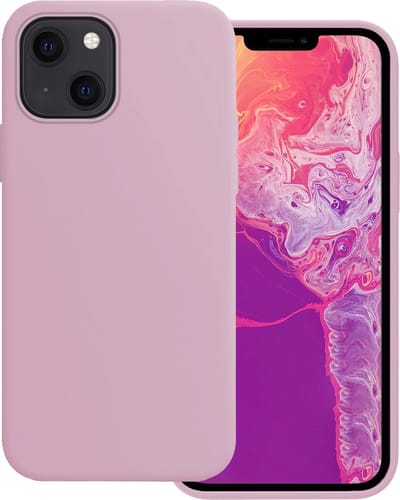 Hoesje Geschikt voor Apple iPhone 14 - Sterk & Shockproof - Hoes Cover - Siliconen Case - Lila