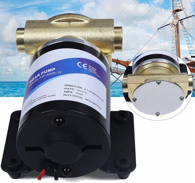 Zelfaanzuigende 12V Bilgepomp & Dekwaspomp - 23L/30L per Minuut - voor Zoetwater & Dompeltoepassingen