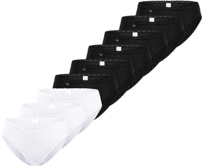 sloggi Dames tai slip 9 pack 24/7 Cotton Lace