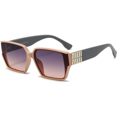 Nieuwe Luxe MM Glamour Zonnebrillen Voor Mannen En Vrouwen Stijlvolle Klassieke Merkbrillen Unisex Designer Vierkante Monturen UV400