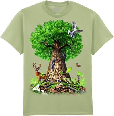 Levensboom Tree Of Life Animals The Coloured House T-shirt M