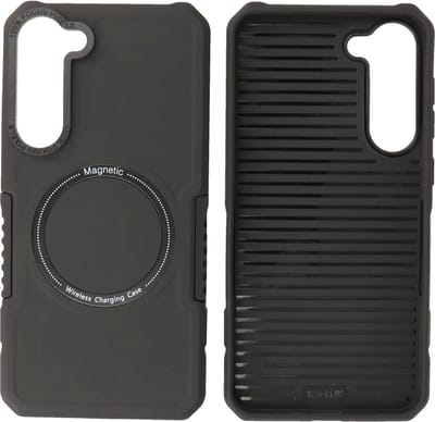 Hoesje Geschikt voor Samsung Galaxy S23 Plus - MagSafe Hoesje - Shockproof Back Cover - Zwart