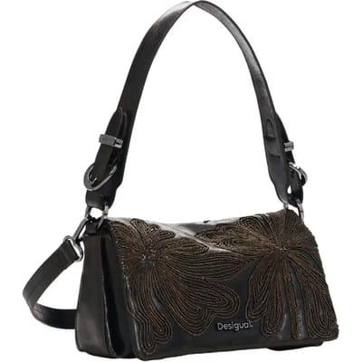 Desigual schoudertas handtas Mistral Naron Mini Crossbody Bag Chocolate donkerbruin