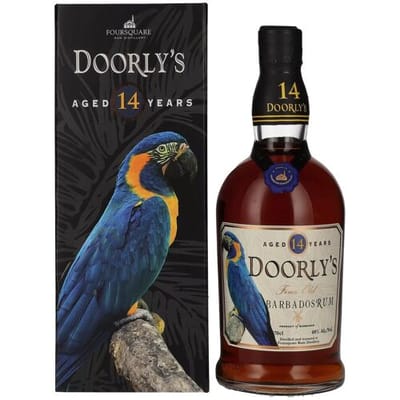 Doorly's Barbados Rum Foursquare Doorly's 14 Years Old Fine Old Barbados Rum 48% Vol. 0,7l in geschenkverpakking