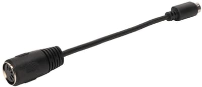 Adapterkabel - DIN MIDI - Muziekapparatuur Aansluiten - Duurzaam PVC Materiaal - 15 cm - Zwart