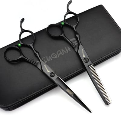 Professionele Kappersschaar en Thinningschaar Set van Hoogwaardige RVS, 5.5"/6" en 7"/7.5" voor Precisie en Comfort