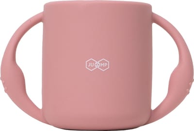 JU&MP Oefenbeker - Baby - Kinderservies - Drinkbeker Baby - Onbreekbaar - Roze