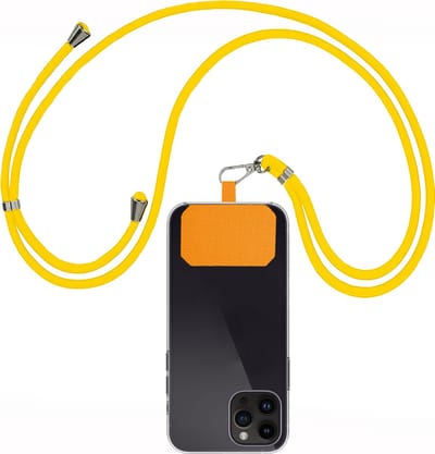Telefoon Koord Universeel Telefoonkoord Verstelbaar - Telefoonkoorden Universeel Verstelbaar - Geel