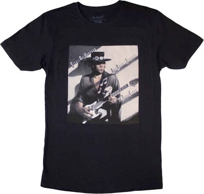 Stevie Ray Vaughan - Texas Flood Album Cover Heren T-shirt - S - Zwart