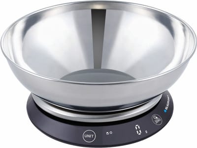 Blaupunkt FKS602 Keukenweegschaal Digitaal, Met schaalverdeling Weegbereik (max.): 5 kg Zilver