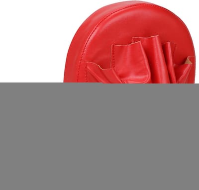 Karate Pads - Trapdoel Schietschijf - Vechtsport Training - Ergonomische Voettrainer - 24.5 x 19.5 x 5.5 cm - Rood
