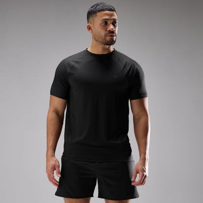 MP Heren Training Ultra Mesh T-Shirt - Zwart - XS