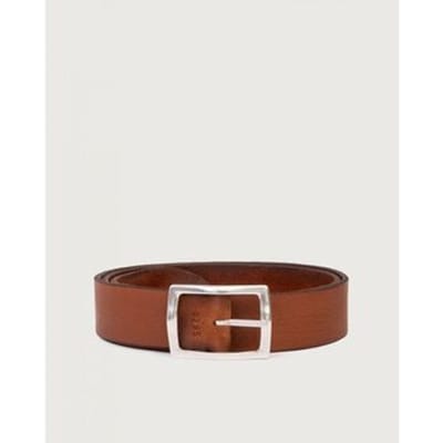 Ketting Orciani U08295 - REVERS. HUNTING DOUBLE 3,5 CM-CUOIO