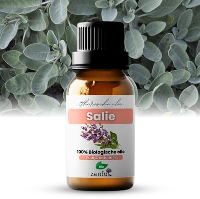 Salie olie etherische olie = 100% Bio & Puur - 5 ml