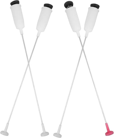 Wasmachine Ophangstangen - Veer Demper Set Stabilisator Stangen - Wasmachine Stabiliseren - Universele Compatibiliteit - 53.5 Centimeter - Wit