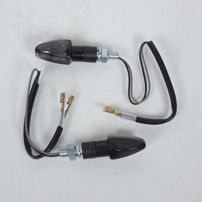 Paire de Clignotant Led FOCUS Noir Fumé Chaft pour moto Honda IN1114