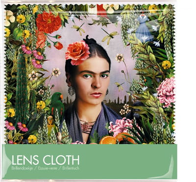 Brillendoekje Microfiber – Frida Kahlo 15x15 cm – museumwebshop.com