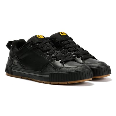 Caterpillar Axiom Leren Heren Zwarte Veterschoenen