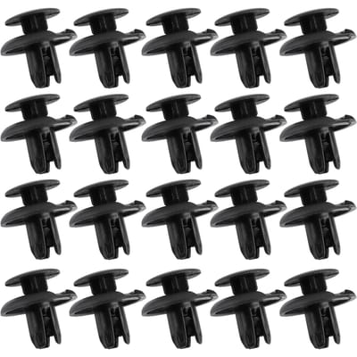 91512 SX0 003 Fixations de Pare-chocs de Voiture Rivets à Poussoir Clips de Garniture pour Honda 20pcs black