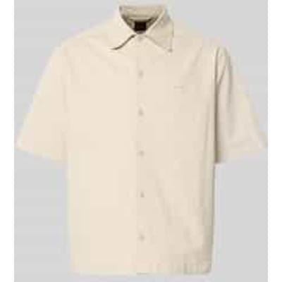 regular fit corduroy overhemd van katoenmix model 'LAKITH_M'