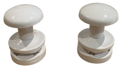handdoek hanger wit (set van 2)