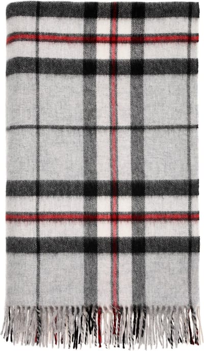 Plaid Tartan Grey Tompson - Merino Lamswol - 140x185 - Bronte by Moon Scotland