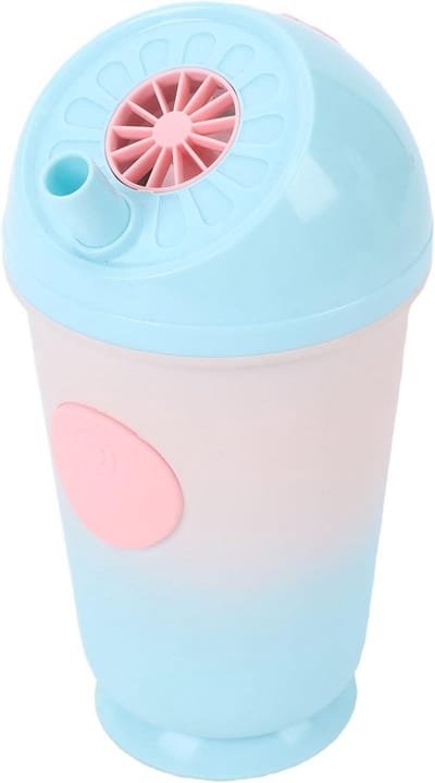 Handventilator Vernevelaar - Draagbare Koeler - Buitenactiviteiten Koelen - Krachtige Verneveling - 14.2 cm Hoogte - Zwart
