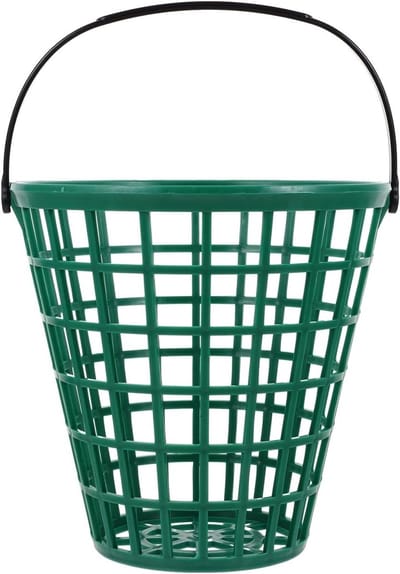 Golfbal container met handvat, nylon bal houder voor 75 golfballen, ideaal voor golfaccessoires en sportuitrusting