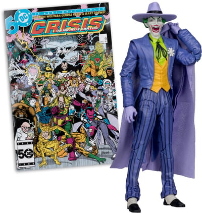McFarlane Toys DC Direct Page Punchers - Actiefiguur - The Joker (Crisis on Infinite Earths) with Comic