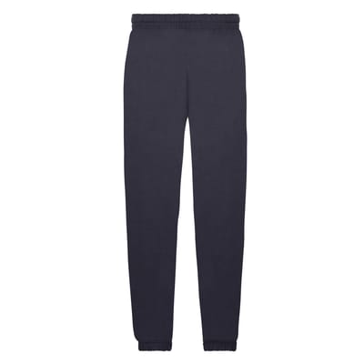 Fruit of the Loom Kinder/Kids Klassiek Effen Joggingbroek met Elastische Manchet (Deep Navy)