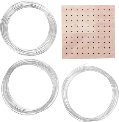 Aluminium Draadhouder - Metaaldraad Set - Knutselen en Boetseren - Flexibel en Buigzaam - 10.50X10.50X0.40CM - Diverse kleuren