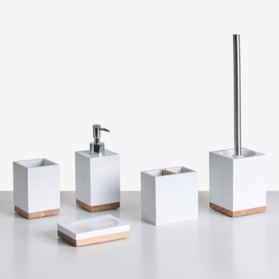 TAPICHE - Badkameraccessoireset - Wit - Polyresin