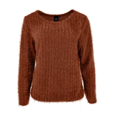 FOS Amsterdam Fos trui sisi chenille cognac