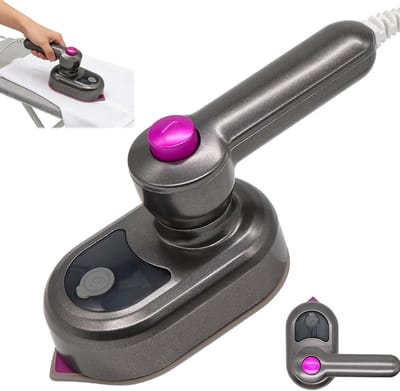 Mini Stoomstrijkijzer met Vouwhandvat - Draagbaar en Lichtgewicht Reissstrijkijzer voor Vakantie en Zakenreizen, Snelle Verwarming, Ideaal voor Thuis en Onderweg