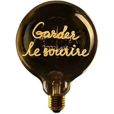 LED gloeilamp e27 Message in the Bulb Garder Le Sourire
