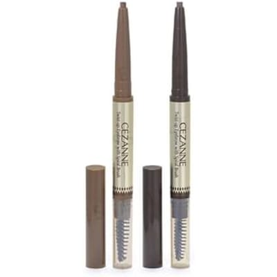 CEZANNE - Twist-Up Eyebrow With Spiral Brush 04 Deep Brown