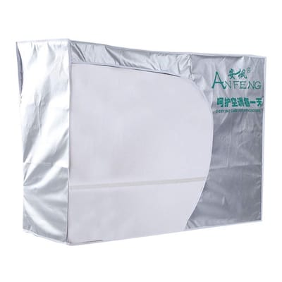 Inovra- Aircohoes Waterdicht - Polyester - Anti-Stof - Anti-Sneeuw - Ventilatieopening - Bindtouw - Geschikt voor Buitengebruik 1,5 P 80 x 26 x 57cm - Airconditionerhoes