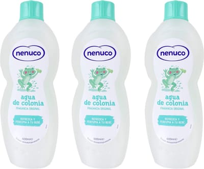 Nenuco Agua de Colonia Baby Haarlotion - 3x 600ml - Voordeelverpakking