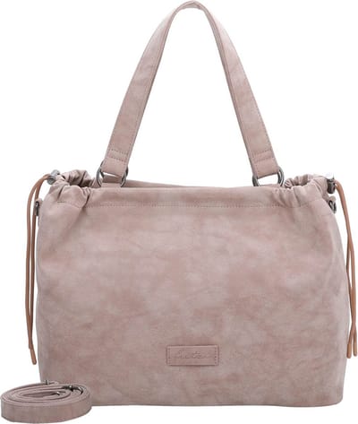 Fritzi aus Preußen Schoudertas Poppi01 Vintage Shopper Taupy Lichtbruin