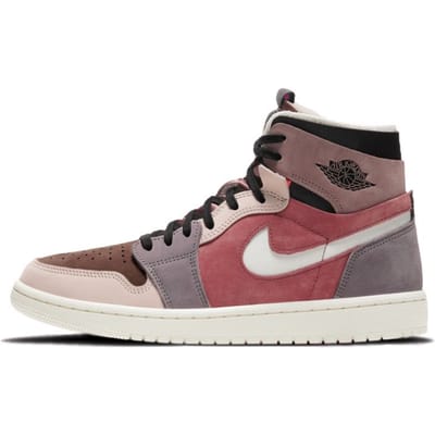 Air Jordan 1 High Zoom Canyon Rust Dames Sneakers Roze Zeil Paars-Rook CT0979-602 36 gray