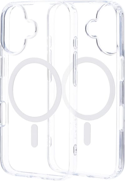Mobiparts hoesje geschikt voor Apple iPhone 16 - Hardcover - MagSafe - Transparant