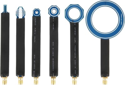 Set van 6 Near Field Magnetic Probes voor EMI, SMA en Stralingsmetingen met Opbergdoos, Vrouwelijke Antenne voor EMC Testen