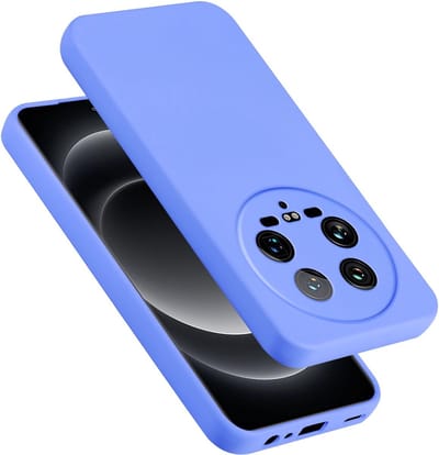 Cadorabo Hoesje geschikt voor Xiaomi 14 Ultra in LIQUID LICHT PAARS - Beschermhoes gemaakt van flexibel TPU silicone Case Cover