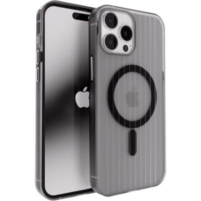 Coverzs golvende silicone TPU hoesje geschikt voor iPhone 13 Pro Max - Magneet hoesje - shockproof telefoonhoesje - TPU backcover met magneetring -zwart