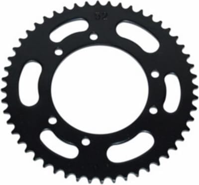 Achtertandwiel DMP voor Derbi / Yamaha / Aprilia / Peugeot / Motorhispania / Rieju / Malaguti / Gilera 52 tands
