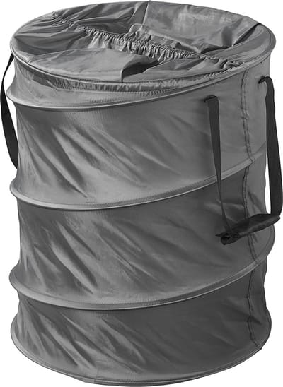 ProPlus Waszak opvouwbaar - Ø46 x 60 cm - Wasmand - Pop-up waszak - Waszak Opvouwbaar Camping - Zwart