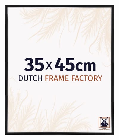 Fotolijst 35x45 cm - Kunststof - Zwart Mat - Angers