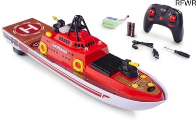 RC Boot - Waterscooter Speelgoed - Waterpret - Waterstraal Functie - 60 cm - Blauw